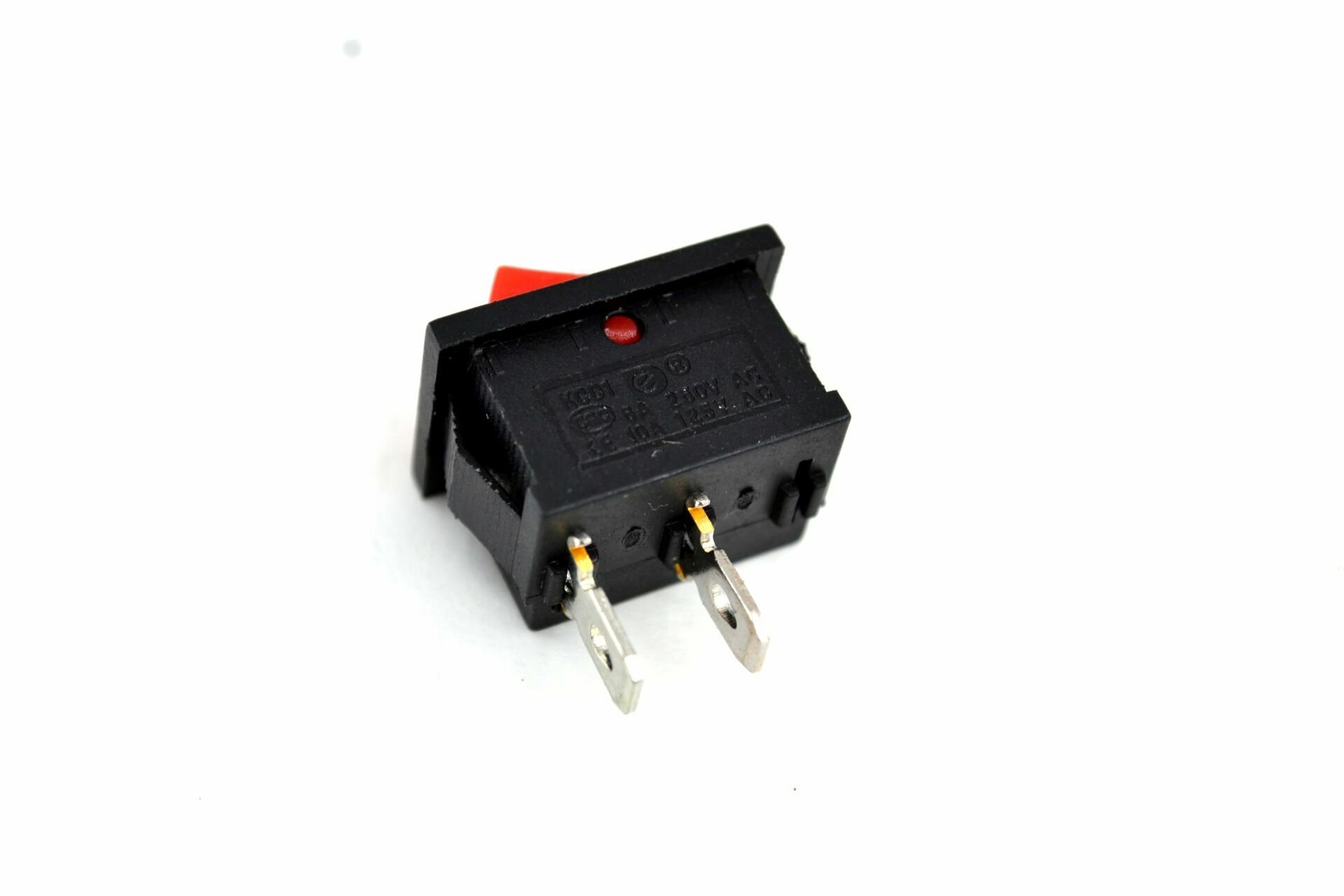 Dikdörtgen Kırmızı Elektrik Anahtarı 1-0 Işıksız Rocker 12V-220V MT-ANK02