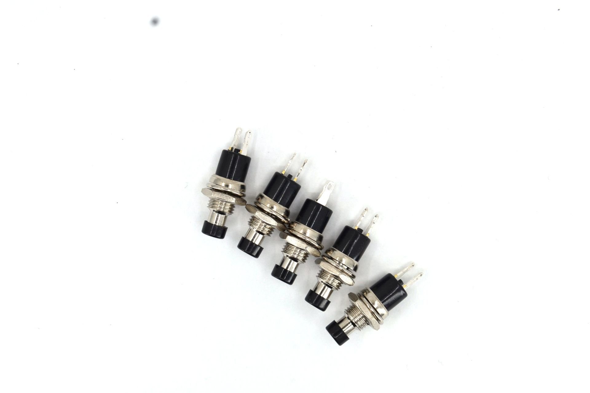 Mini Siyah Buton 1-0 Diyafon Alarm Reset Metal Gövde MT-ANY05