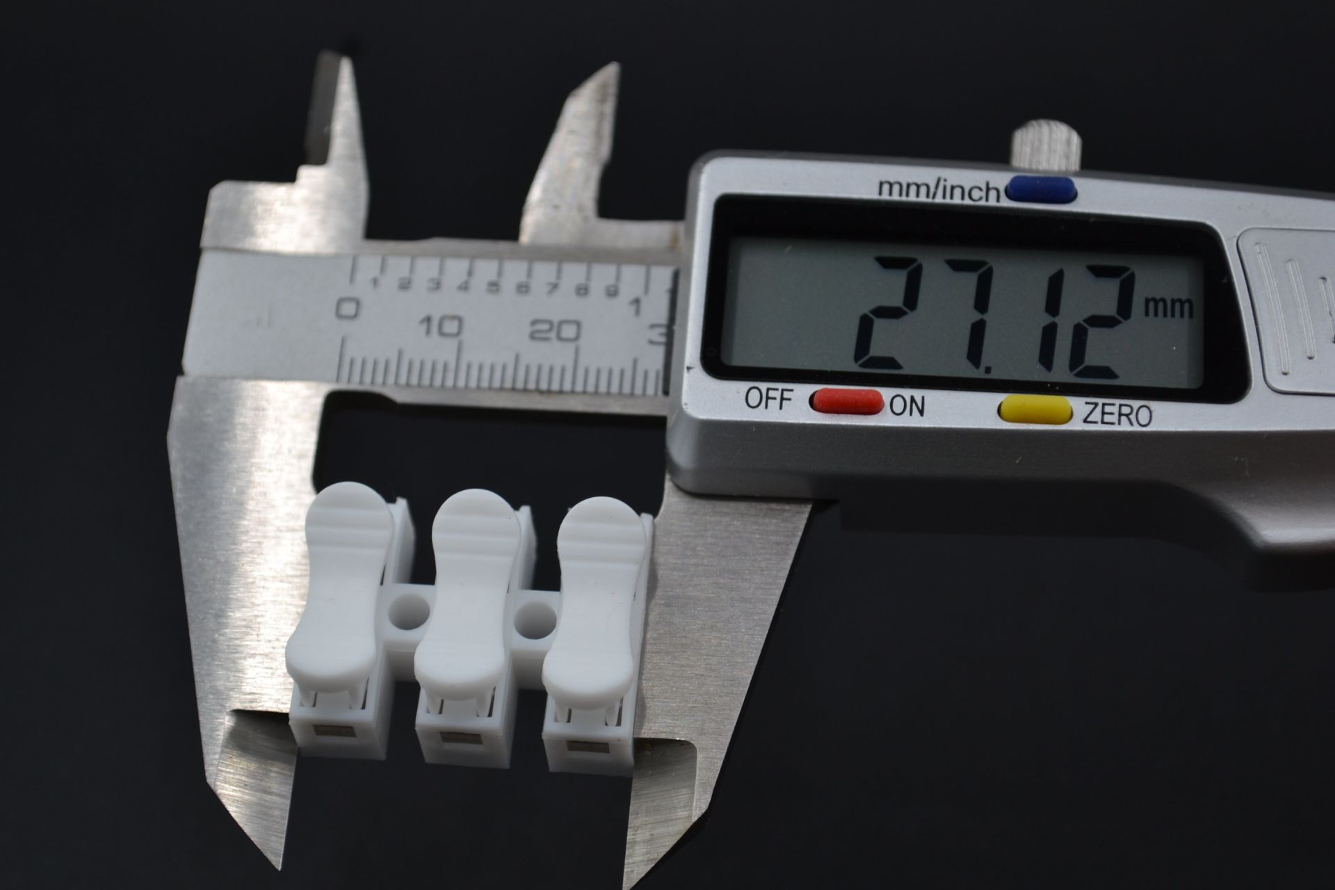 10 Adet Kablo Bağlantı Klemensi Yaylı Üçlü 2mm² Kabloya Kadar MT-27