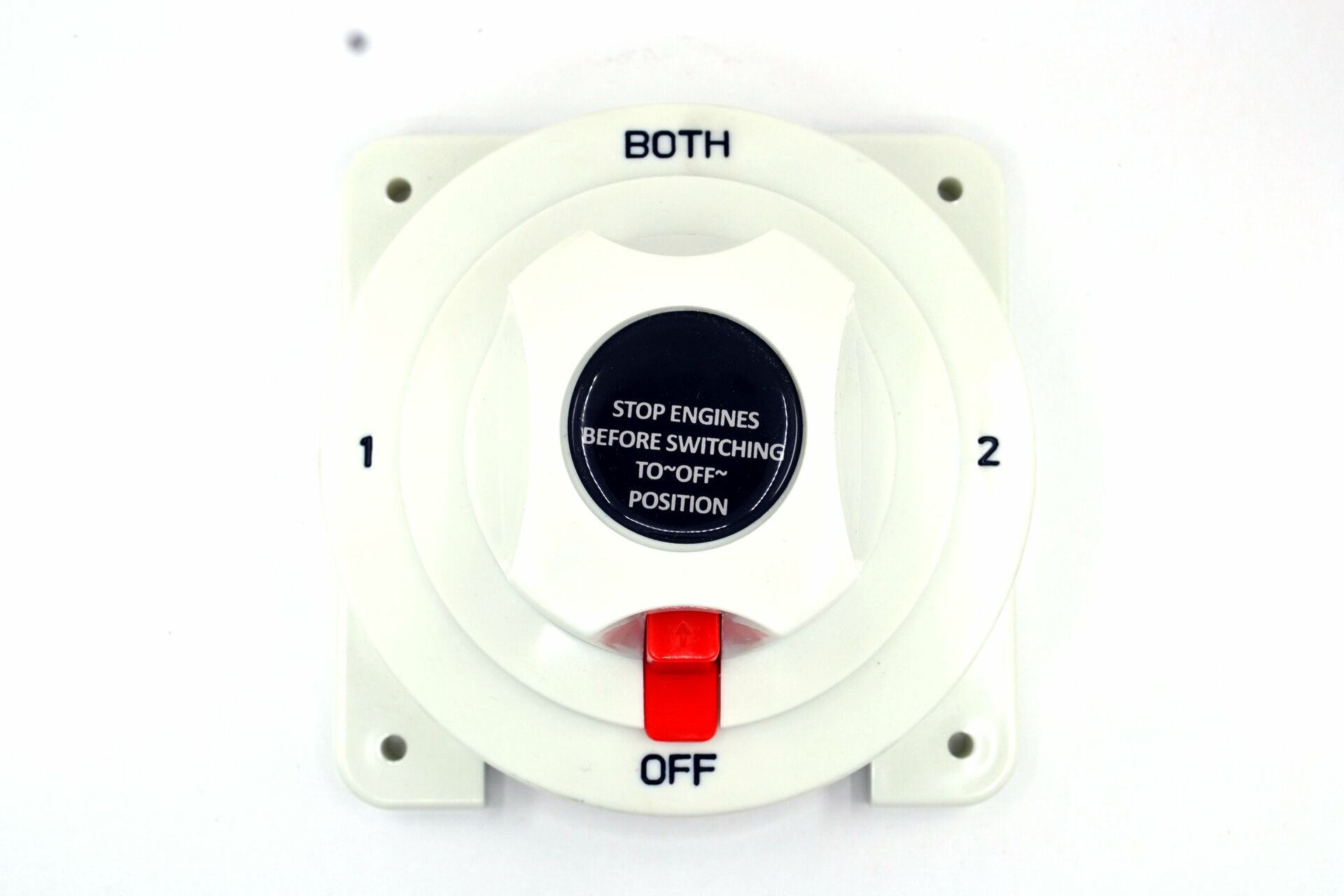 Marine Beyaz Devre Kesici Both Şalter Çift Akü 12V 24V 175A Büyük MT-ADK175A2B